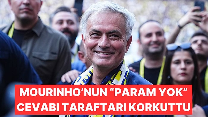 Jose Mourinho'nun Çiçekçi Çocuğa "Param Yok" Yanıtı Fenerbahçe Taraftarına Kabusu Hatırlattı