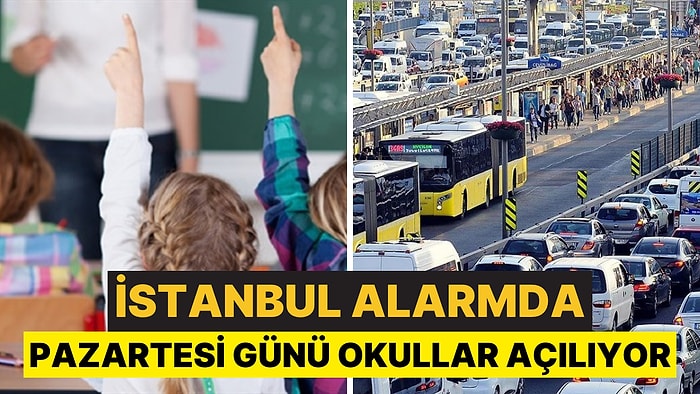 Pazartesi Günü Okullar Açılıyor, İstanbul'da Önlemler Alınmaya Başladı