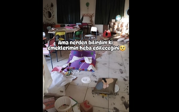 Fakat öğretmenin tatil dönüşünde karşılaştığı manzara, görenleri öfkelendirdi.