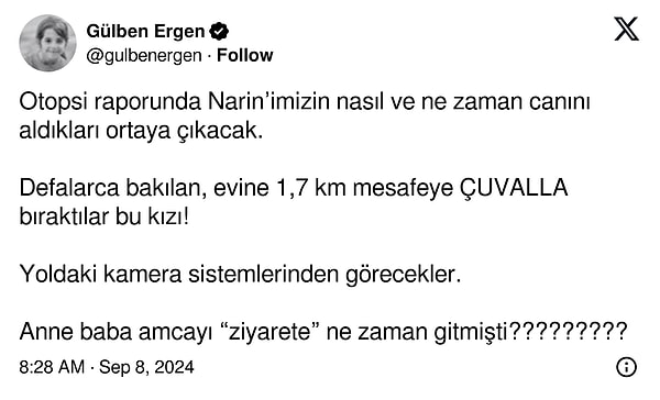 "Defalarca bakılan, evine 1,7 km mesafeye ÇUVALLA bıraktılar bu kızı!"