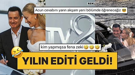 Acun Ilıcalı ve Çağla Altunkaya’nın Düğünü İçin Yılın Editi Geldi: “TV8’in Meşhur Reklamları”