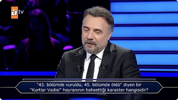 2. Kim Milyoner Olmak İster'de uzun yıllar moderatörlük yapan Kenan İmirzalıoğlu yerine Oktay Kaynarca geldi. Kaynarca'nın ilk programında Kurtlar Vadisi Çakır'la ilgili soru sorması duygusal anlar yaşanmasına neden oldu.