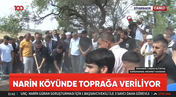 tv100 muhabiri Canan Altıntaş, köylülerin hakaret ettiğini dile getirirken o anlar anbean kameralara yansıdı.