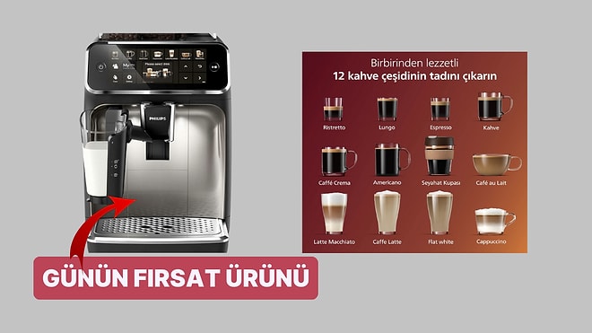 Günün Fırsatı: Philips EP5447/90 Tam Otomatik Espresso Makinesi İndirimde!