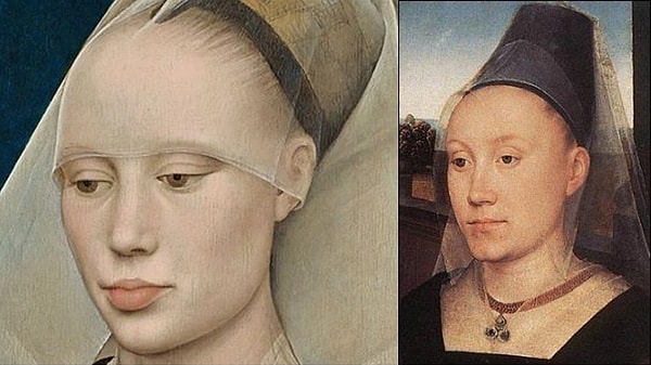 Since the forehead was regarded as the central point of the face, women tried to emphasize it more.