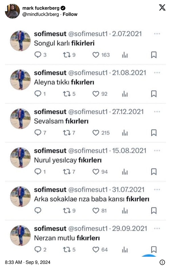 Fikirlere önem veren kişiler...