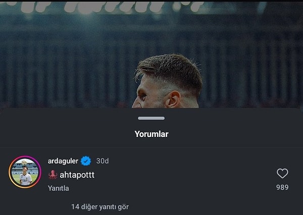 Fenerbahçe'den eski takım arkadaşı İsmail Yüksek'e de "ahtapot" vurgusu yaptı.