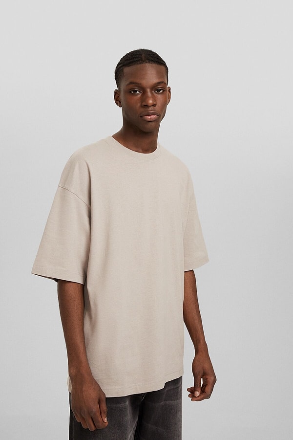 Bershka Kısa Kollu Oversize T-shirt