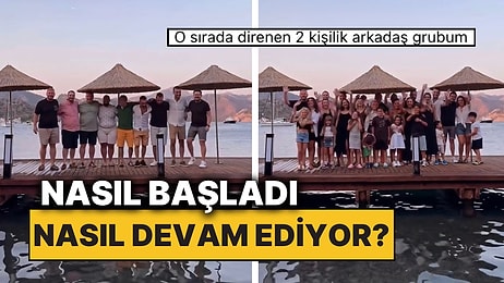 9 Kişilik Arkadaş Grubunun Yıllar İçindeki Değişimi Her Göreni İmrendirdi!