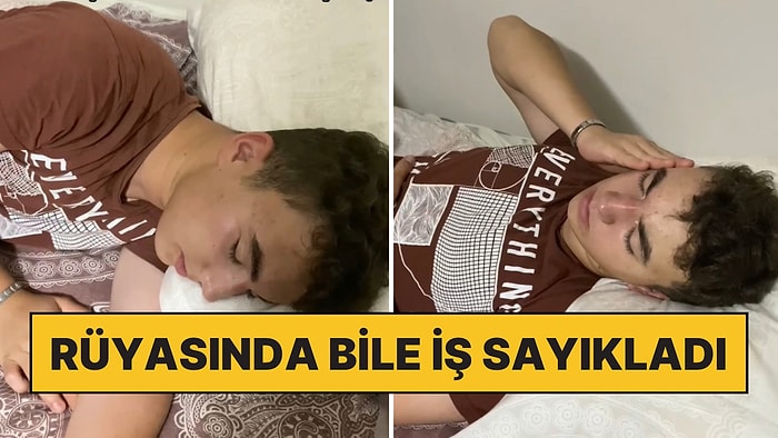 Annesi Sordu, O Anlattı: Sanayide Çalışan Gencin Rüyasında İş Anlattığı Anlar Güldürdü