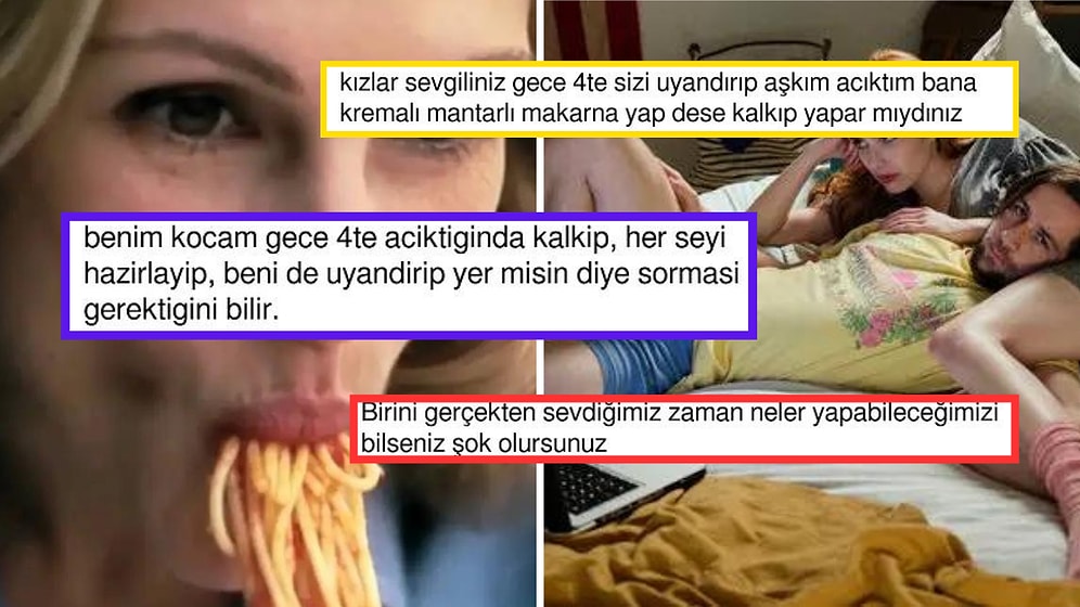 "Sevgiliniz Gece Acıktığını Söylese Ne Yapardınız?" Sorusu Yeni Bir Tartışmanın Fitilini Ateşledi