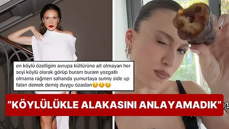 Cevizli Sucuk Yemenin Köylü Özelliği Olduğunu Söyleyen Duygu Özaslan'ın Son Paylaşımı Topa Tutuldu!