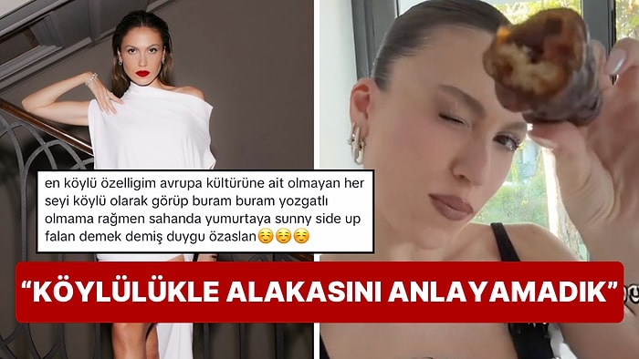 Cevizli Sucuk Yemenin Köylü Özelliği Olduğunu Söyleyen Duygu Özaslan'ın Son Paylaşımı Topa Tutuldu!