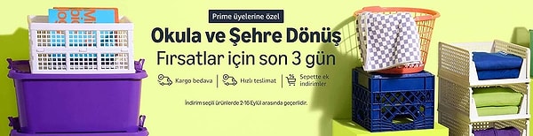 Amazonda Okula ve Şehre Dönüş kampanyasında bugün hangi indirimler var? İnceliyoruz...