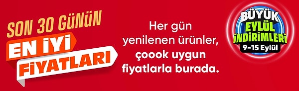 Hepsiburada Büyük Eylül indirimlerine göz atmadan geçmeyin...