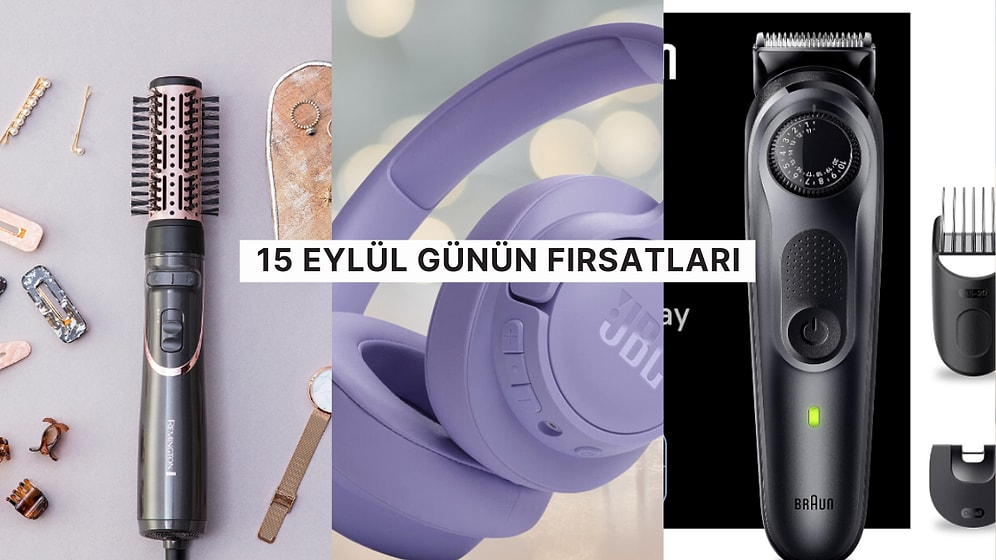 Bugün İndirimde Neler Var? Remington Saç Şekillendirici'den JBL Kulaklığa 15 Eylül 2024 Günün Fırsatları