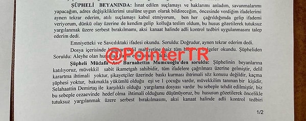 Mumcuoğlu, cezaevinde Jahrein'in hedef haline gelebileceğini öne sürdü.👇