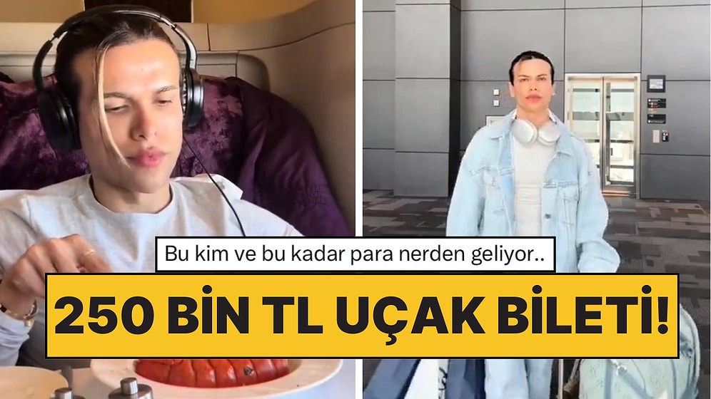 250 Bin TL’ye Uçak Bileti Alan Sosyal Medya Kullanıcısı Ağızları Açık Bıraktı