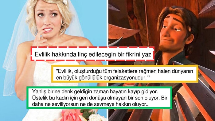 Evlilik Hakkındaki Genelgeçer Yargıları Kırmaya Ant İçmiş Kişiler