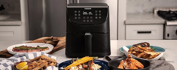 11. COSORI Akıllı WiFi Sıcak Hava Fritözü 5.5 Litre Air Fryer XXL