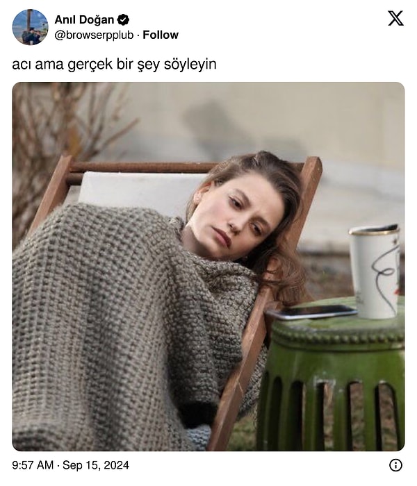 Paylaşım şöyleydi.