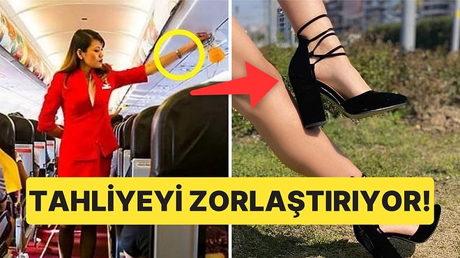 Uçuş Görevlisi, Uçakta Giyilmemesi Gereken Şeyleri Sıraladı: "Eğer Kötü Bir Kaza Olursa..."