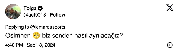 Cevabı, sarı-kırmızılı taraftarların beğenisini kazandı. 👇