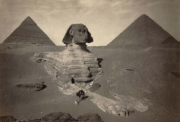 1. Giza'nın Büyük Sfenksi – Mısır 1878'ler