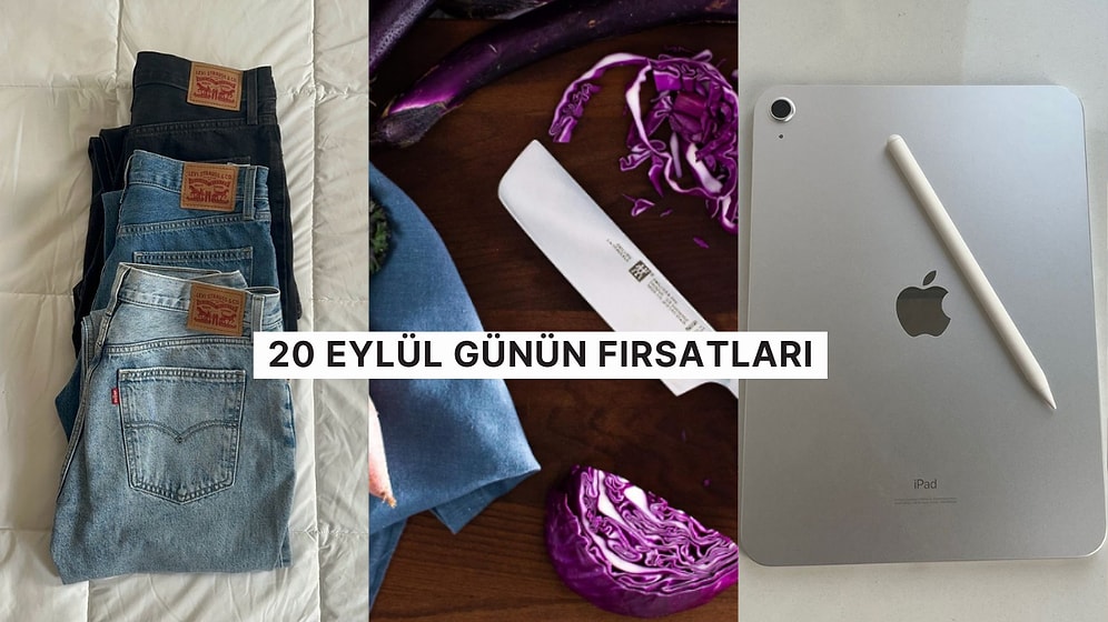 Bugün İndirimde Neler Var? iPad 10.Nesil'den Levi's Jean Modellerine 20 Eylül 2024 Günün Fırsatları