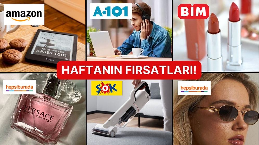 Haftanın Tüm İndirimleri Burada! Hepsiburada'dan Amazon'a Dikkat Çeken İndirimler ve Aktüel Katalogları