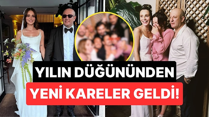 Özge Özpirinçci, Arkadaşları Meriç Aral ile Serkan Keskin'in Bomba Düğününden Yeni Kareleri Paylaştı!