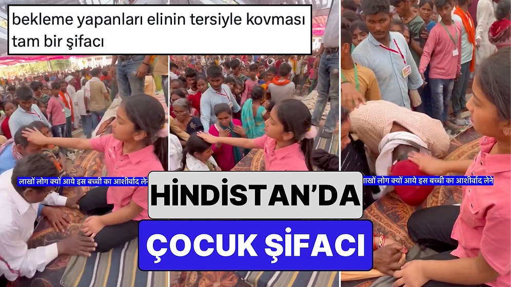 Hindistan'da Şimdi de Ailesi Tarafından Şifa Dağıttığına İnandırılan Çocuğa Tapmaya Başladılar