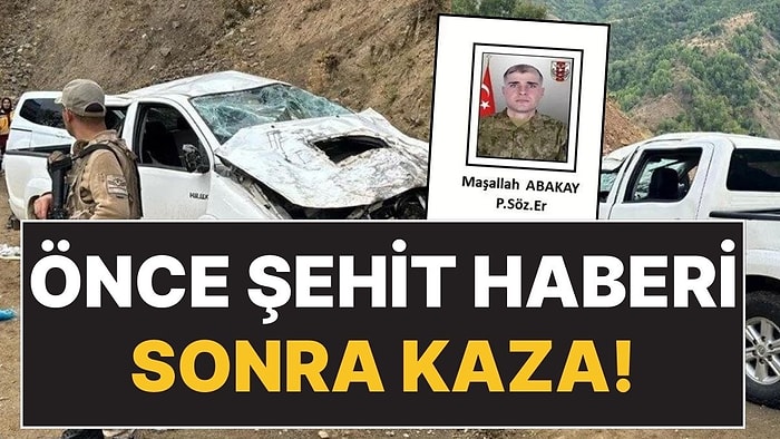 Önce Şehit Haberi Sonra Kaza! Şehidin Ailesi Cenaze Yolunda Kaza Yaptı: 2 Kişi Hayatını Kaybetti