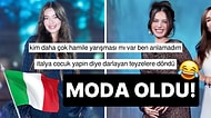 Moda Oldu: Neslihan Atagül'den Sonra Karnı Burnunda Melisa Aslı Pamuk da İtalyan Programında Boy Gösterdi!