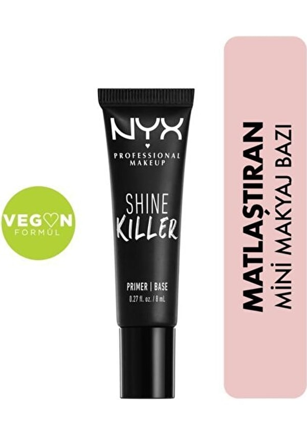 6. Nyx Shine Killer Primer Mini Boy Makyaj Bazı