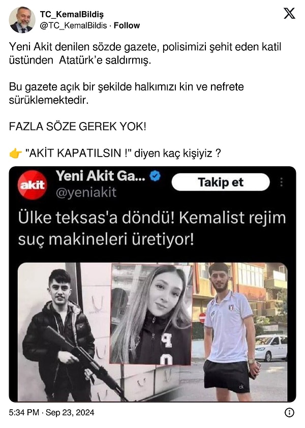 Tepkiler sert oldu.