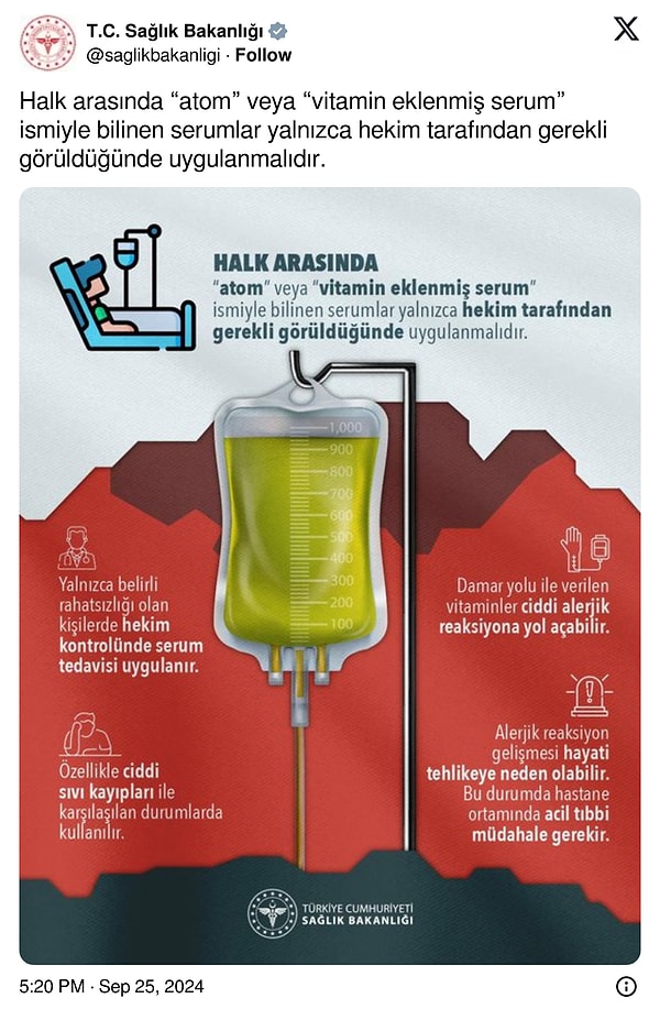 İşte, T.C. Sağlık Bakanlığı tarafından yapılan o uyarı! 👇