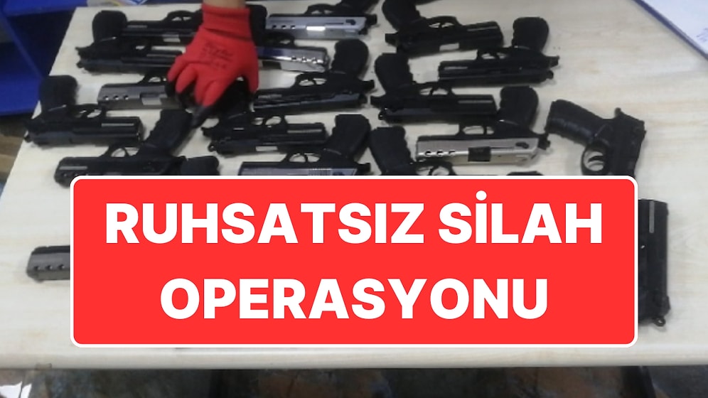 Ruhsatsız Silah Operasyonu: Toplam 2 Bin 511 Silah Ele Geçirildi