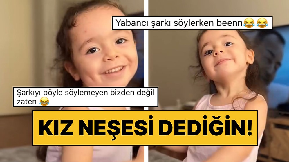 Sadece Sonlarını Bildiği Şarkıyı Söyleyen Tatlı Kız Enerjisiyle Hepimizi Tebessüm Ettirdi