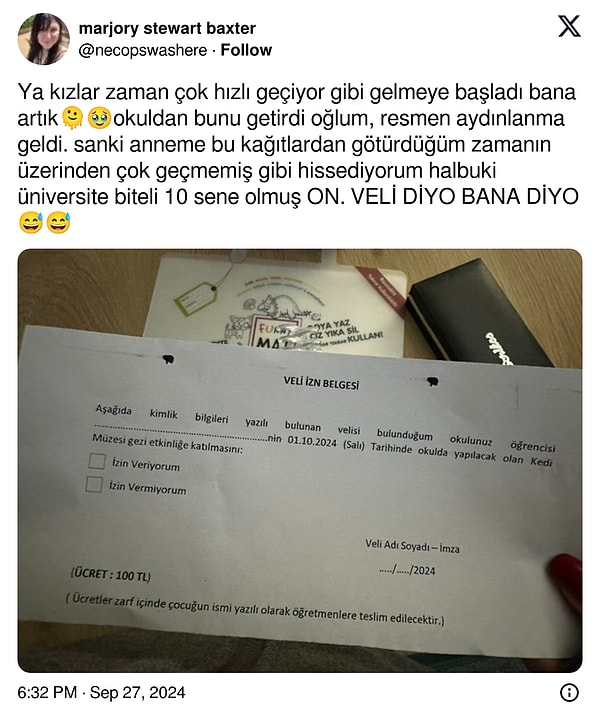 Kedi Müzesi gezisi için imzalanması gereken belge, onu kendi çocukluğuna götürürken zamanın hızını da sorgulamasına neden oldu.