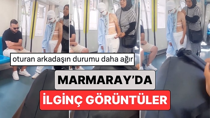 Marmaray'da Uzun Yıllardır Farklı Yöntemlerle İnsanlardan Para İstediği İddia Edilen Kadın Böyle Görüntülendi