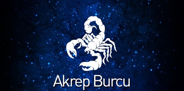 Gelelim üçüncü sıraya: Akrep burçları👇