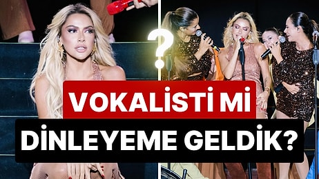 Dansıyla Döktürürken Şarkıyı Vokalistlerine Bırakan Hadise'nin Şarkı Söylemeyi Unuttuğu Anlar Dillere Düştü!