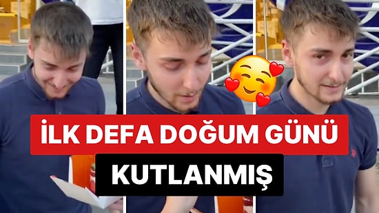 25 Yıl Sonra İlk Kez Doğum Günü Kutlanan Gence Arkadaşlarından Duygu Dolu Sürpriz!