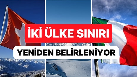 İsviçre ve İtalya Sınırı Eriyen Buzulların Etkileriyle Değişiyor