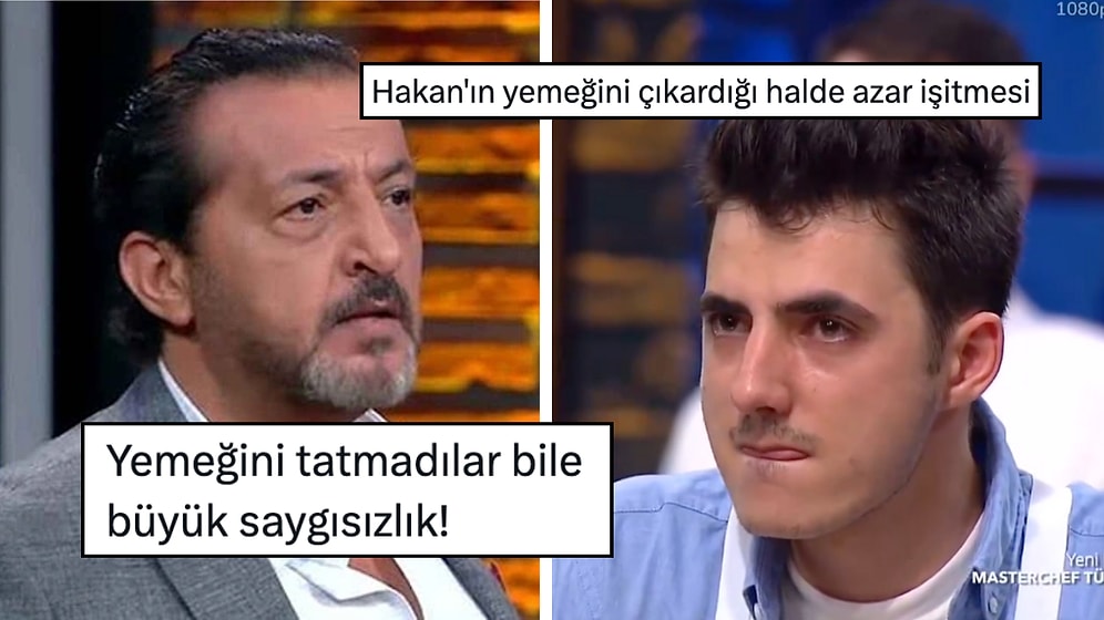 MasterChef'te Mehmet Şef Yarışmacıya Çok Sert Çıktı: Hakan'ın Gözleri Kıpkırmızı Oldu!