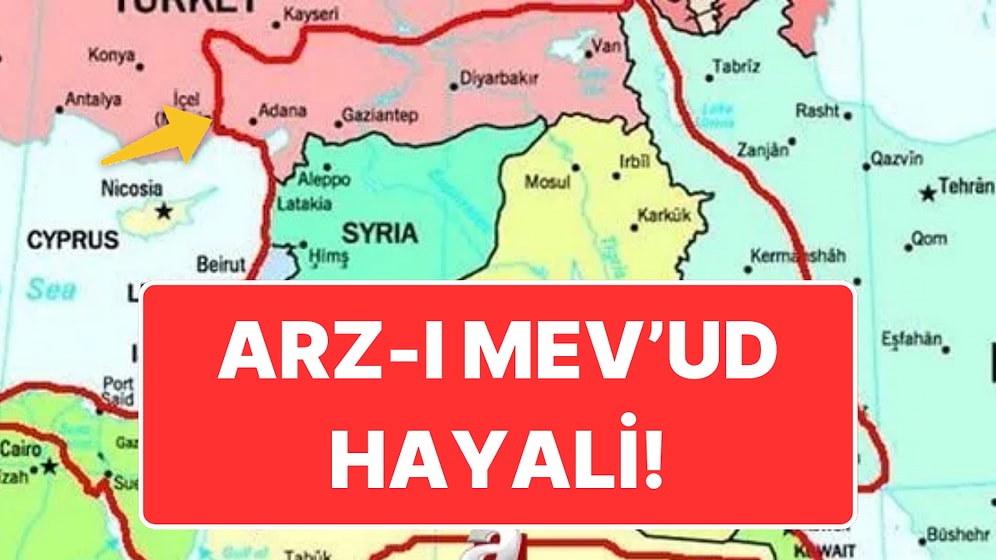 Cumhurbaşkanı Erdoğan da İsrail İçin Uyarmıştı: Hedef Arz-ı Mev'ud Haritasındaki İller mi?