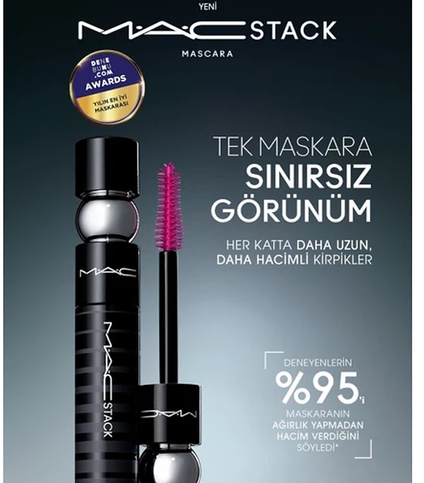 4. Mac MAC Maskara Mega Fırça