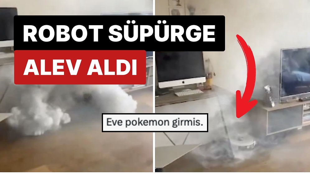 İstanbul Maltepe'de Robot Süpürge Alev Aldı: Vatandaş Dehşet İçinde Kaldı