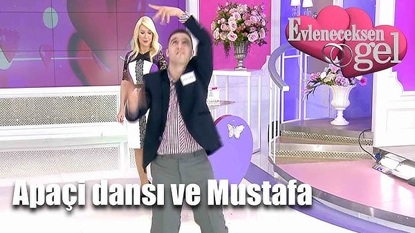 Evleneceksen Gel programında yaptığı apaçi dansıyla fenomen haline gelen Mustafa Bilginer, bu kez de Songül Karlı ve Uğur Arslan'ın Sana Değer programına katıldı.